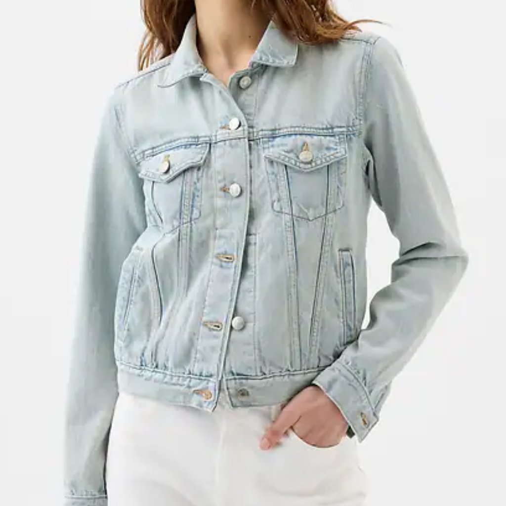 Gap Light Wash Icon Denim Jacket/Nwt/Xxl